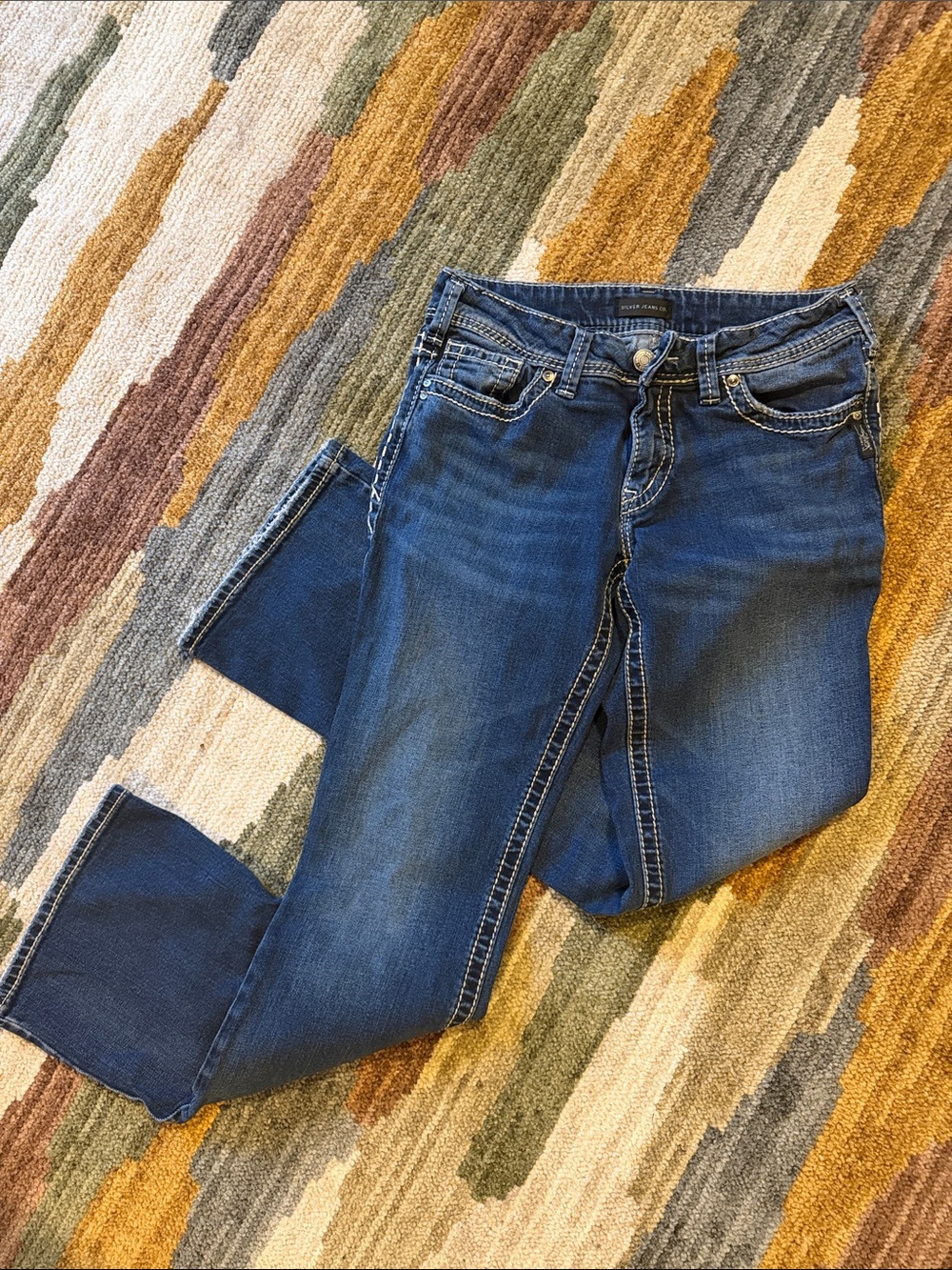 Silver Jeans Women's Dark Blue Skinny Jeans
